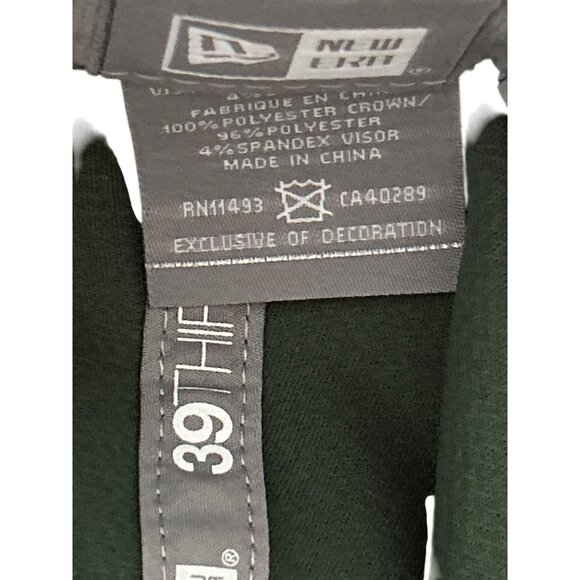 Green Bay Packers New Era 39Thirty Green Gray Stretch Fit Cap M/L - Picture 6 of 7